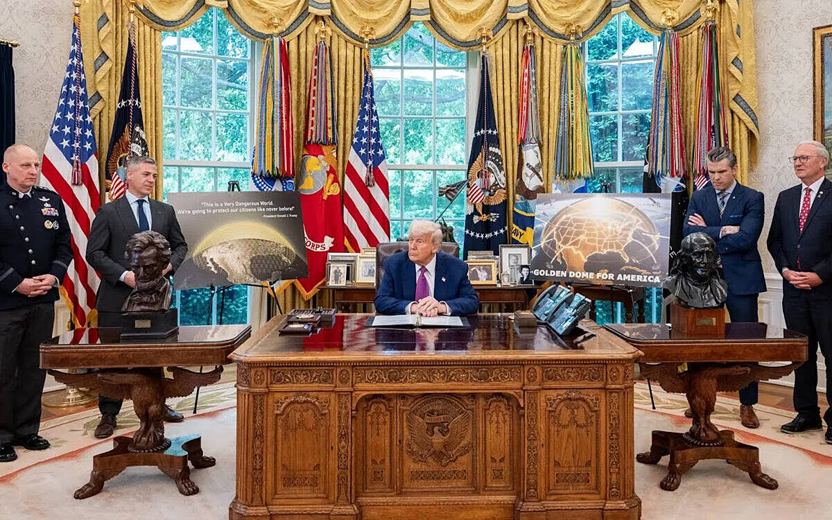 Дональд Трамп заявил о создании противоракетного щита под названием «Золотой купол»Фото: © The White House