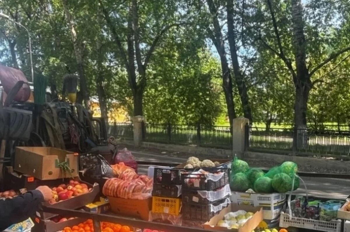   750 килограммов фруктов и овощей изъято у торговца в Новосибирске