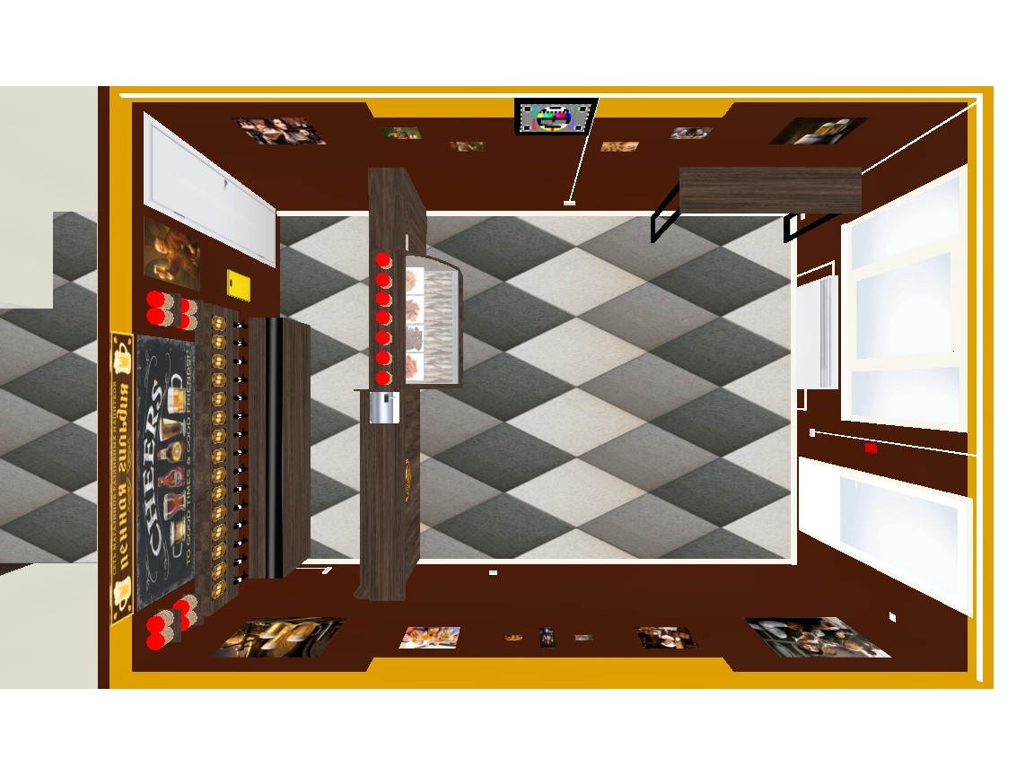 Пример части дизайн-проекта пивного магазина