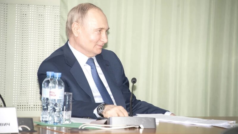     Владимир Путин в Курской области. Михаил Полников, специалист Управления коммуникаций Курской АЭС