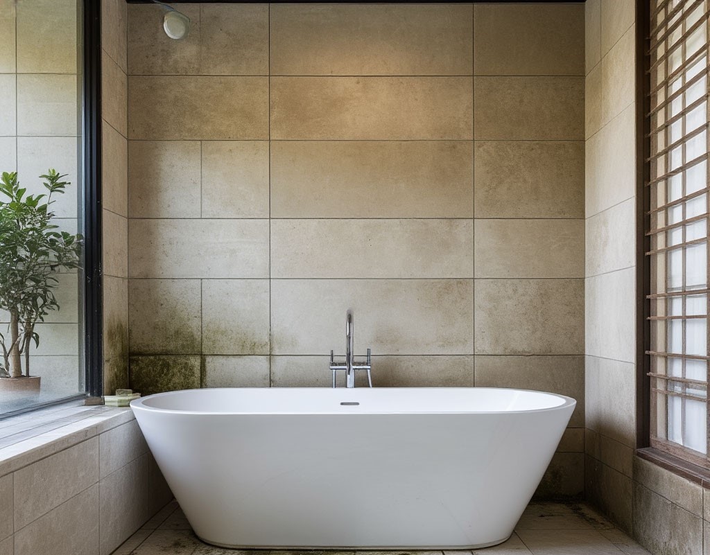 Плесень в ванной