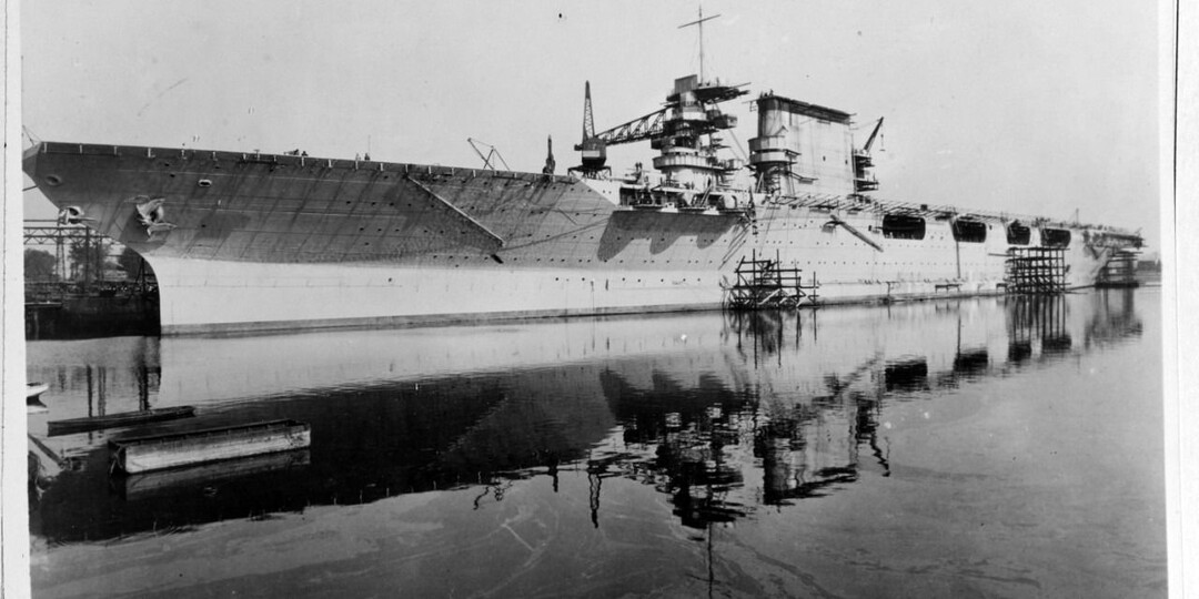 Авианосец CV-2 "Лексингтон". От рождения до гибели стального гиганта.