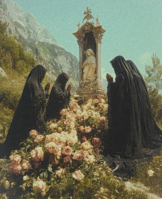  Эскапизм может рассматриваться как переход из реального мира в мир идей. Автор фото, сделанного с помощью ИИ: Денис Туманов.