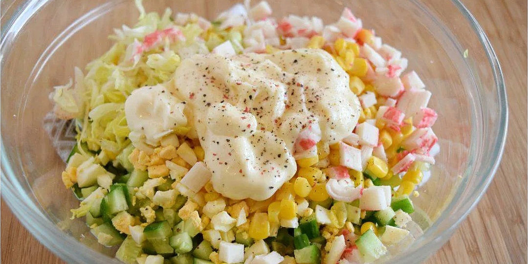 Лёгкий кукурузный салат!