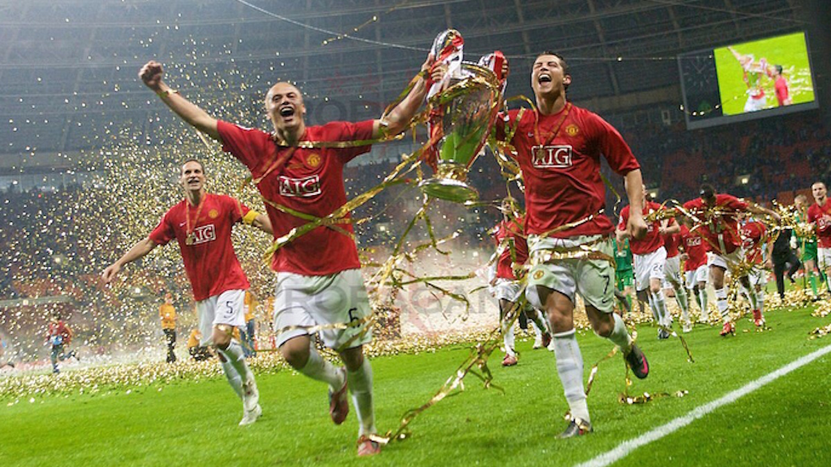    "Челси" и "Манчестер Юнайтед" 21 мая 2008 года выдали фантастический финал Лиги Чемпионов в "Лужниках". Фото: GLOBAL LOOK PRESS