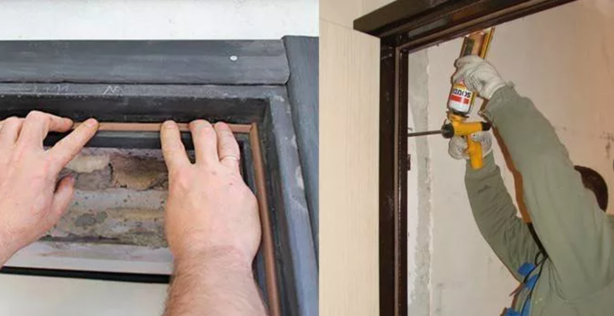 Устранение сквозняка в двери