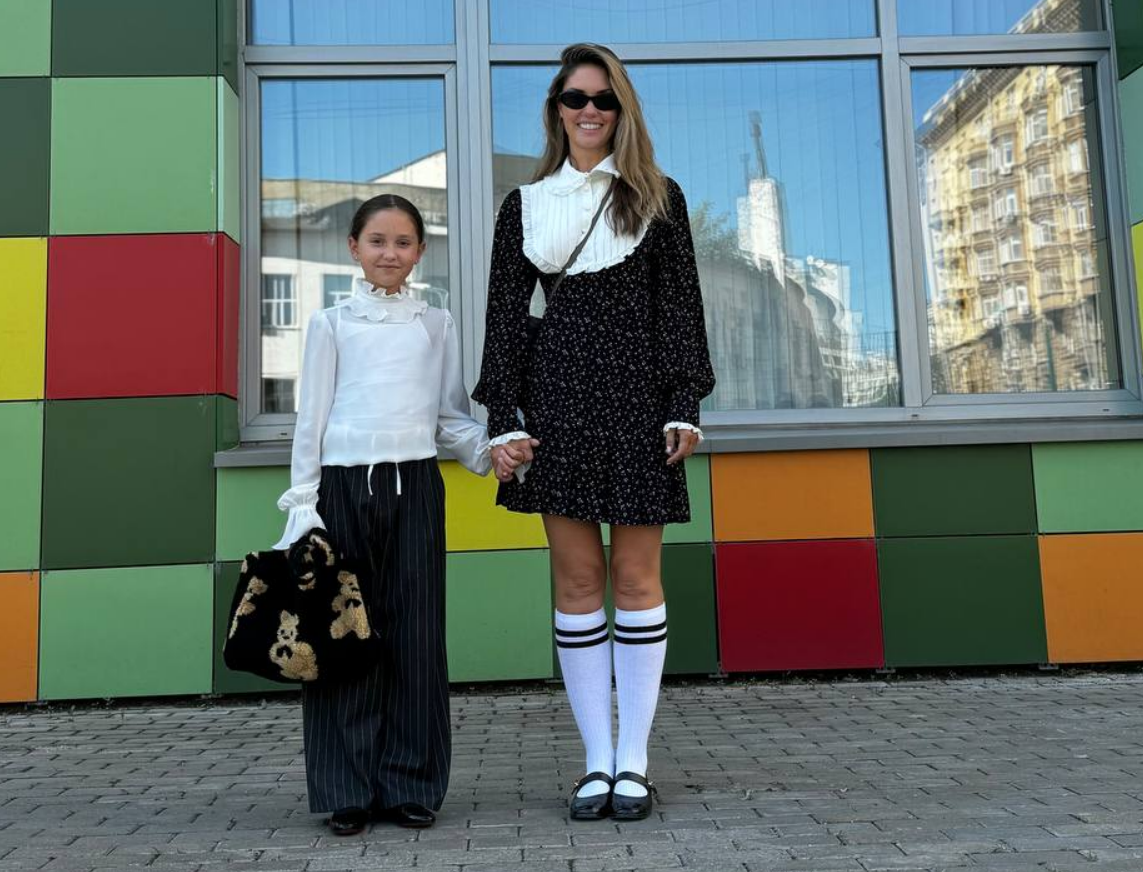 Агата Муцениеце и дочерью Мией. Фото: Telergam / @AgataMucenieceLife