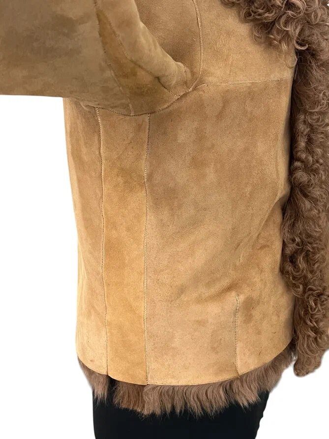 Переделка двусторонней дубленки. Ателье Ирины Берзиной. 