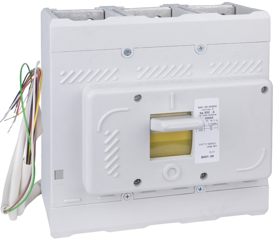 Автоматический выключатель ВА51-39-331810-800А-2500-690AC-НР400AC-УХЛ3