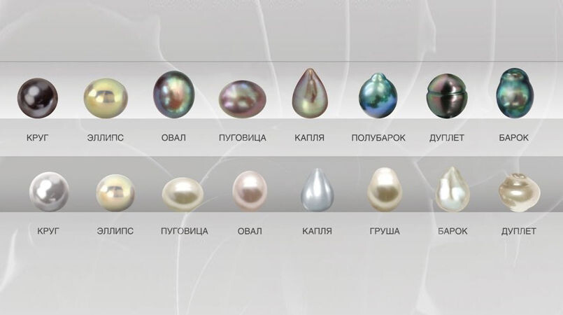 Формы и цвета речного русского перла