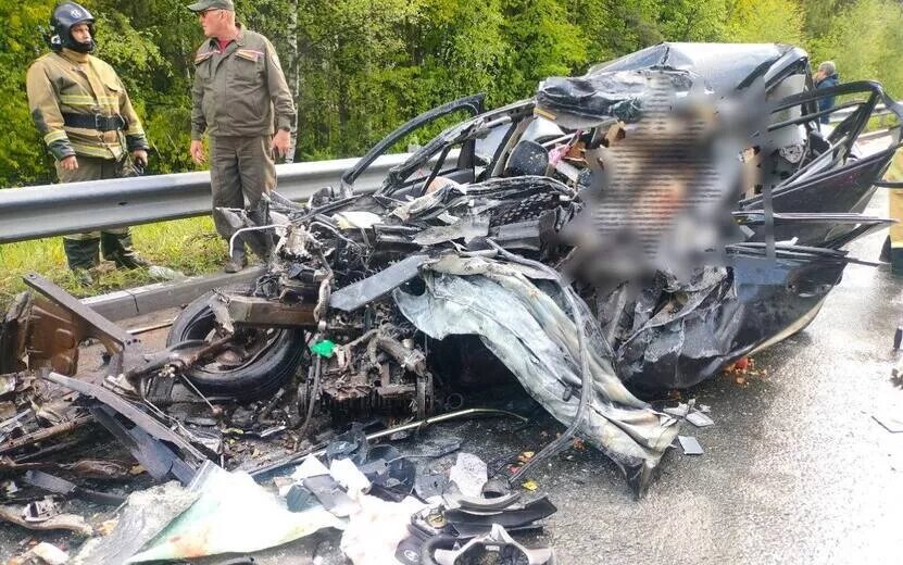    Водитель Lada погиб на трассе Ижевск–Воткинск после выезда на встречку