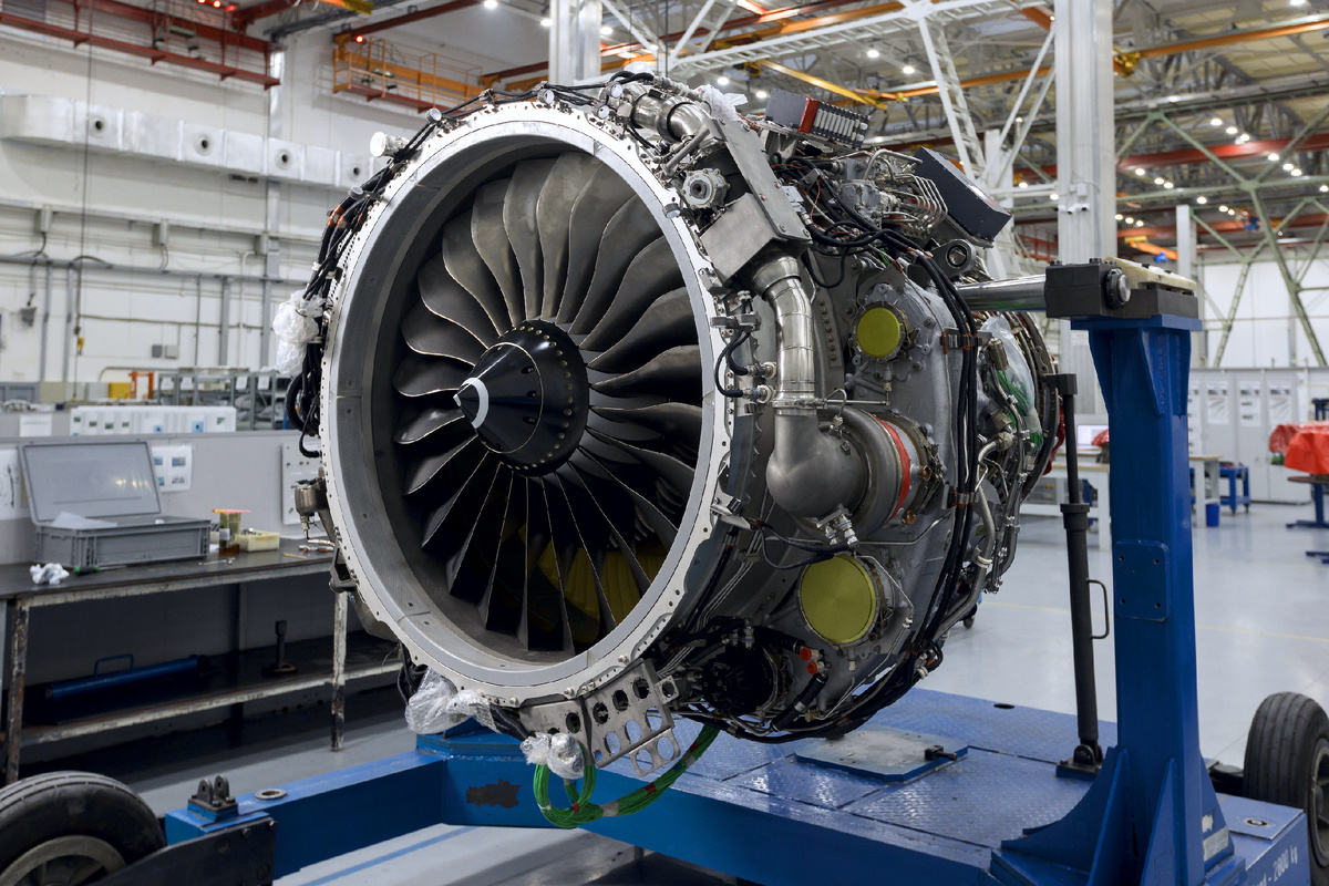 Новый авиационный двигатель ПД-8 разработки и производства рыбинского предприятия ОДК-Сатурн © ОДК