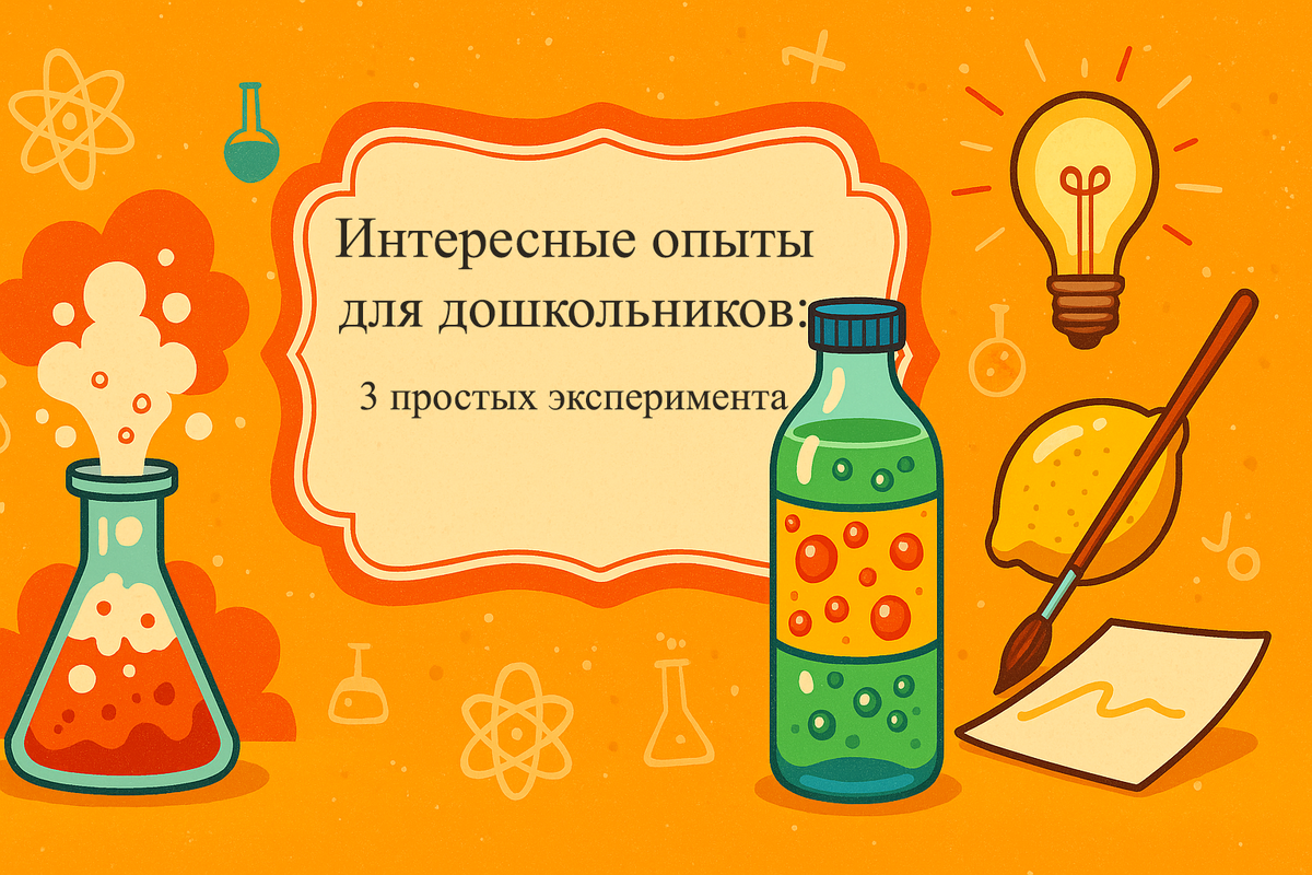 Интересные опыты для дошкольников