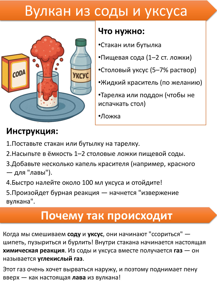 Интересные опыты для дошкольников: