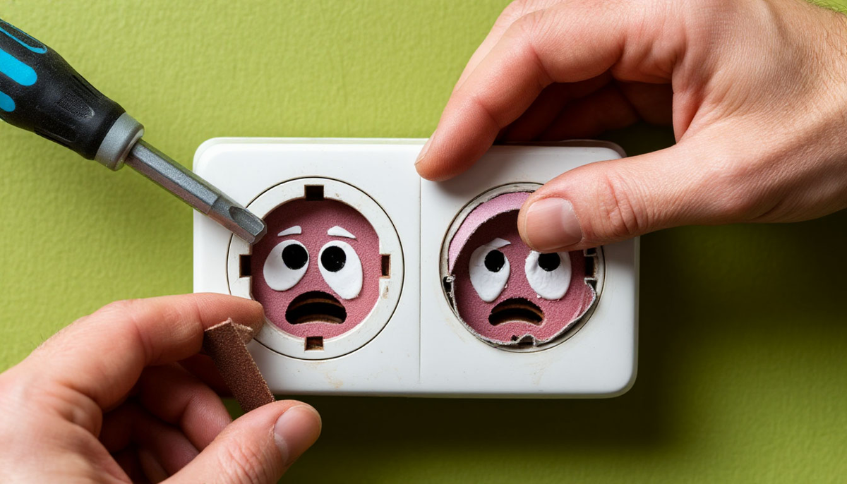 Купите розетку с защитными шторками