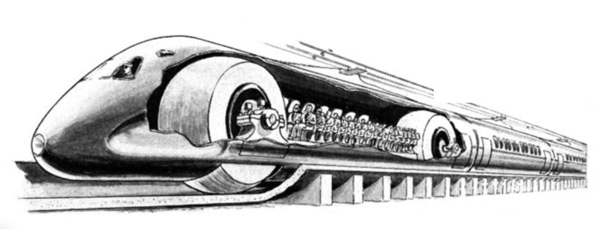 Схема устройства Шаропоезда. 