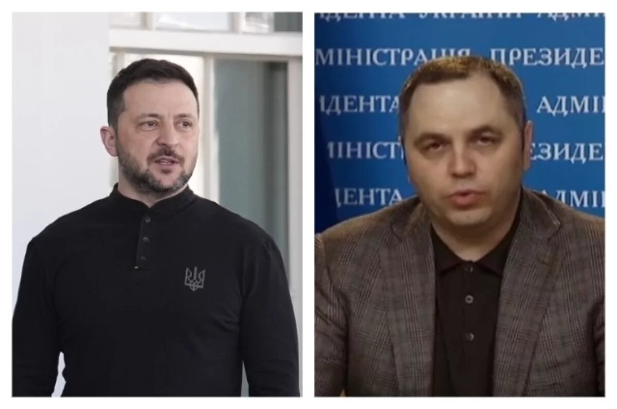    Владимир Зеленский и Андрей Портнов.