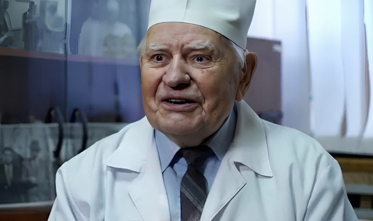 На фото Максим Дудченко в 100-летнем возрасте.