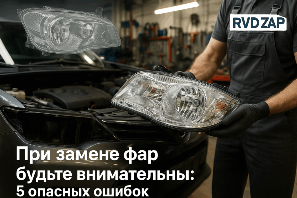    Ошибки при замене фар: что нужно знать admin