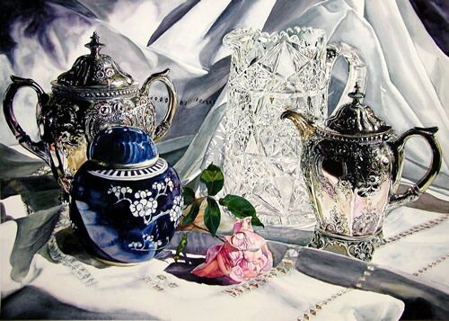 Фотореализм. Акварельные натюрморты. Художник Лорин МакКракен