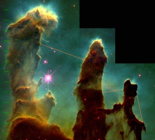 Как памятник создав нерукотворный, Столпы Творения величия полны! И жаждут от паломников нескромной оваций оглушительной волны!