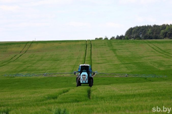    12-05-2025 Фото Андрея Примачека. Агрогородок Олекшицы. РСУП Олекшицы Рекламная статья Белагро 2025 . Обработка посевов. Химпрополка. сельское хозяйство, полевые работы Артем Мудрин