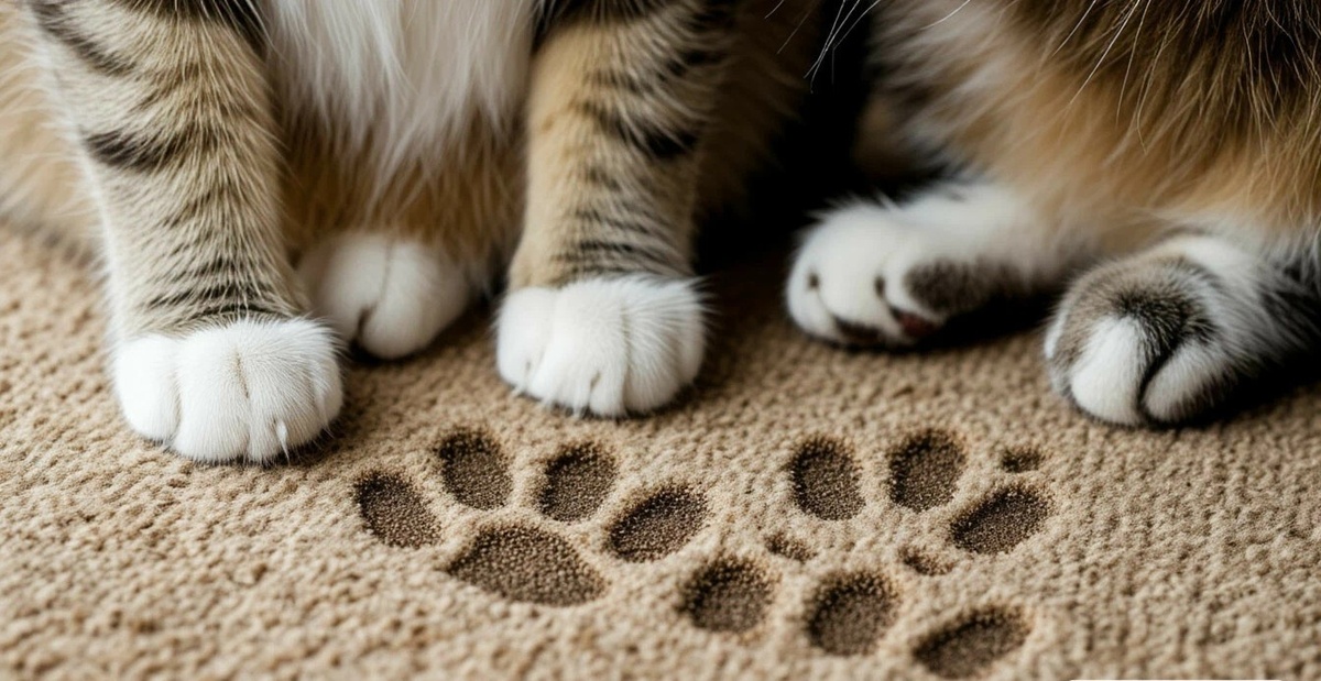 Сняли отпечатки лап