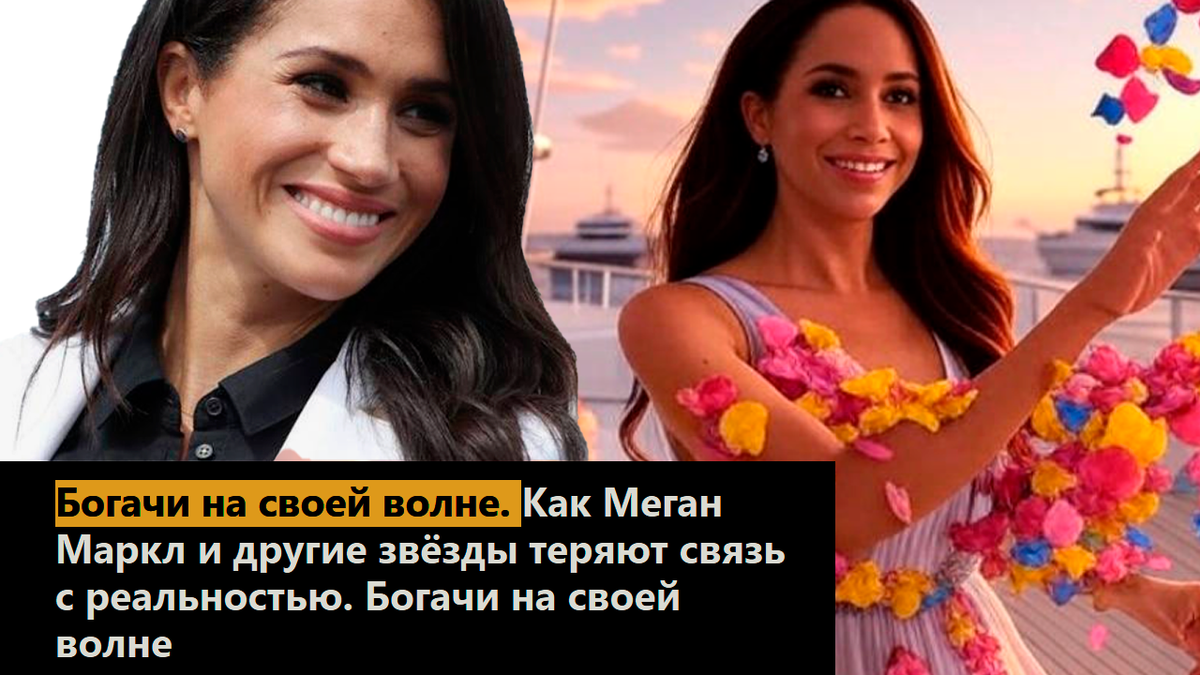 Богачи на своей волне. Как Меган Маркл и другие звёзды теряют связь с реальностью. Богачи на своей волне