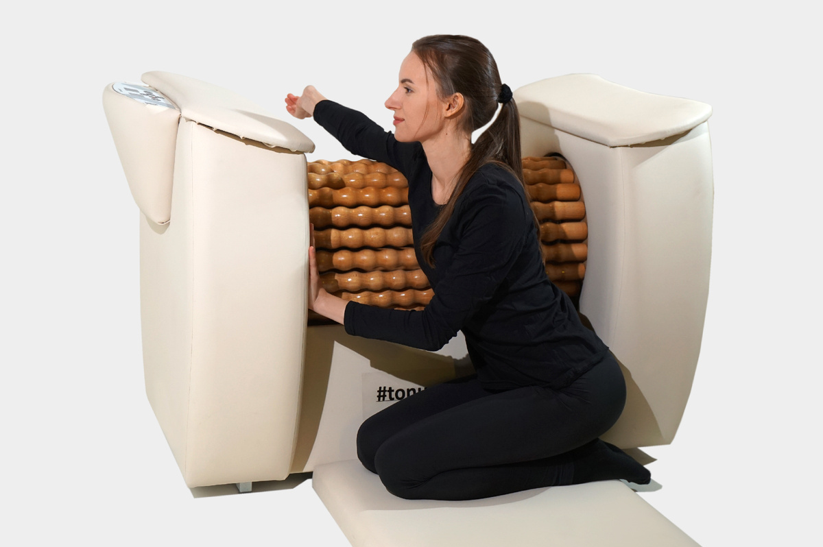 Роликовый массажер Бьютирол, массаж рук