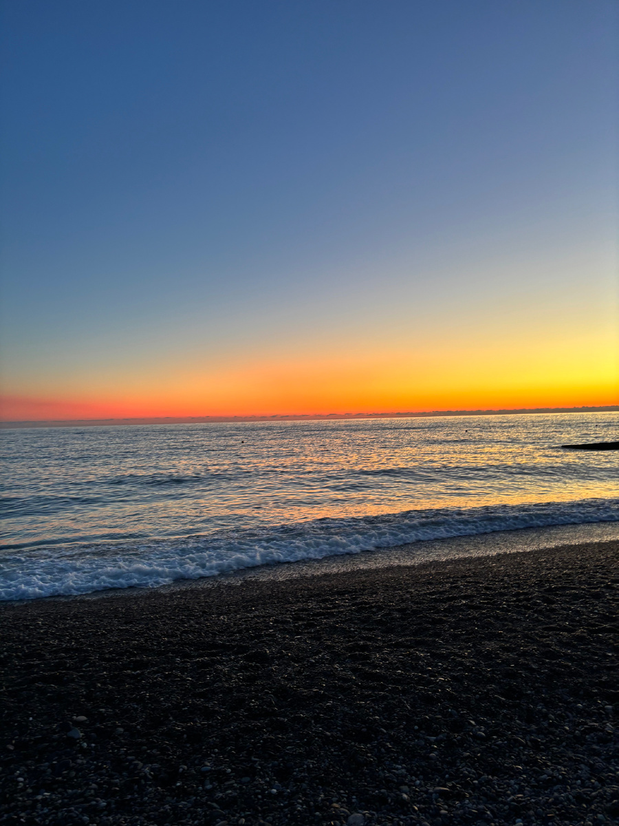 Адлер, закат 🌅 