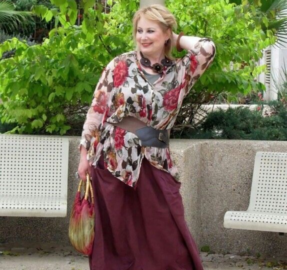 Бохо-юбки для зрелых дам: стильно, оригинально и ничего лишнего