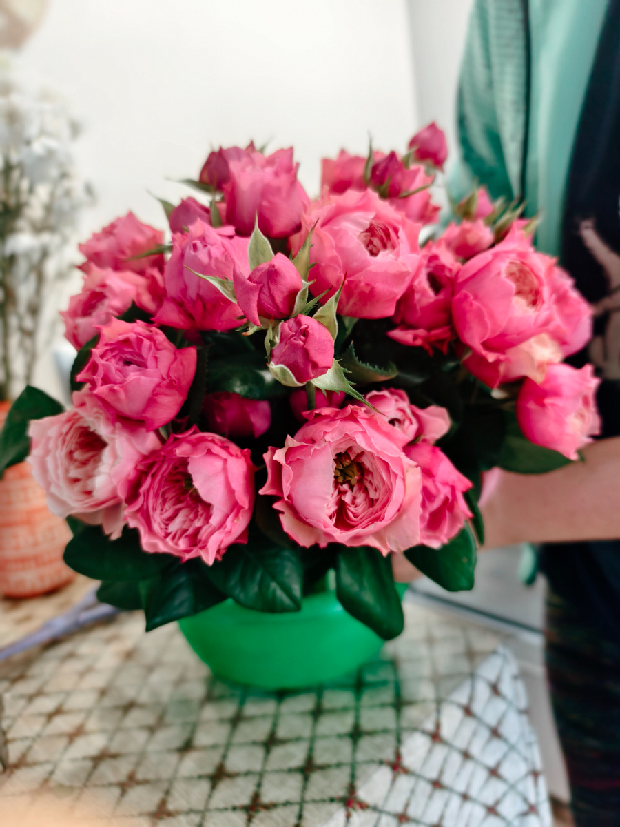 Мои пионовидные розы