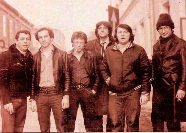 В. Гольденберг,  Т. Мардалейшвили,  А.Абрамов, А.Алешин,  С.Рудницкий и Е. Маргулис. Фото с сайта via-era.narod.ru