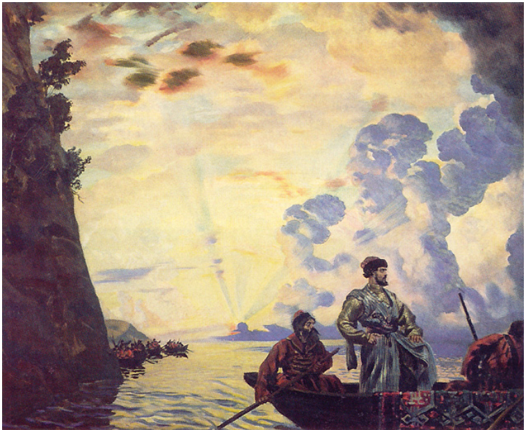 Б. Кустодиев. «Степан Разин»