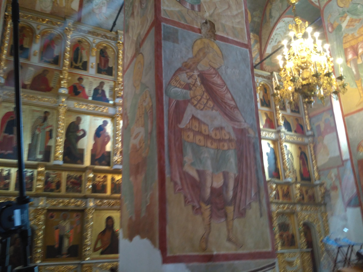 Фреска 16 века. Фото автора