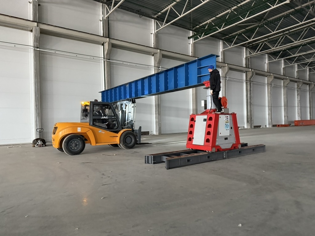 Сборка Мобильного портального комплекса для разгрузки оборудования