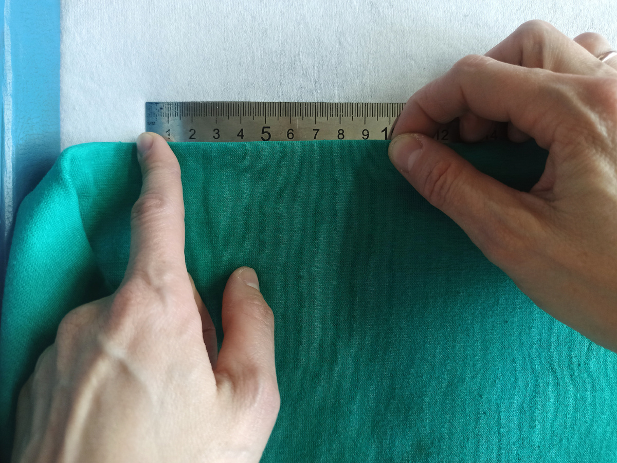 Меня интересует участок ткани длиной в 10 сантиметров