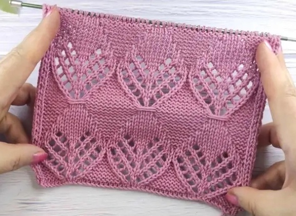 Летние узоры спицами: 10 примеров со схемами вязания