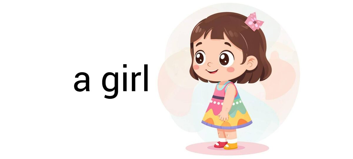 A girl — девочка