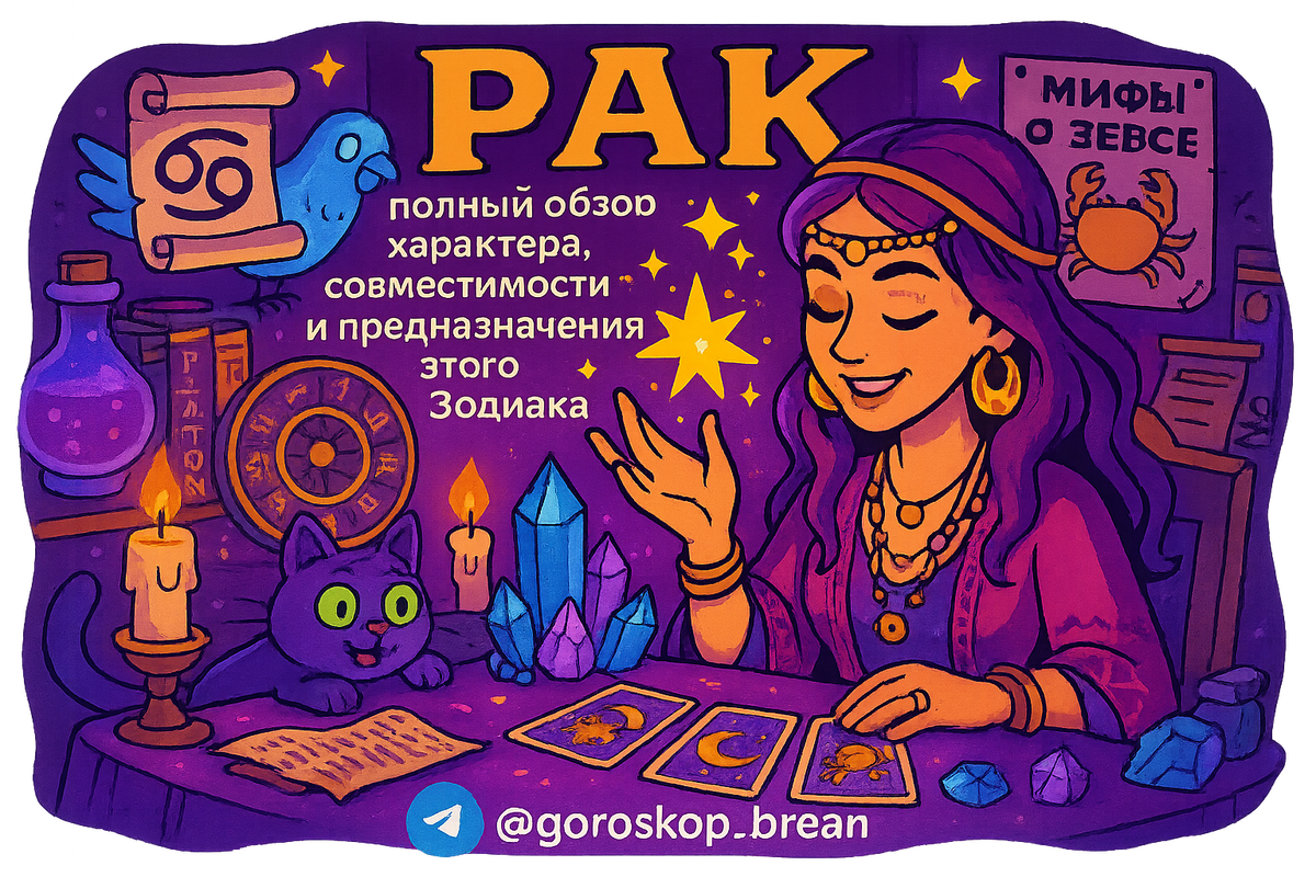    Рак: Четвёртый знак зодиака и его символика Введение в мир Рака Рак — это не просто звезда на небосводе. Это целая вселенная чувств, оттенков эмоций и глубочайшей интуиции. С 21 июня по 22 июля этот водный знак, управляемый Луной, открывает перед нами двери в мир внутреннего мира и семейных ценностей. Его эмоциональная насыщенность может либо окутать, либо усоединить — всё зависит от того, как мы воспринимаем и понимаем его природу. Эмоциональная глубина Раков Типичный представитель Рака неминуемо вызывает ассоциации с нежной скорлупкой устрицы, скрывающей внутри жемчуг своих чувств. За их способностью к заботе и вниманию к близким скрывается мир страстей, страхов и желаний. Они — слушатели и защитники. Привыкнув быть опорой для своих родных и друзей, они порой забывают о собственных нуждах и переживаниях. Как говорит один из Раков: «Иногда я чувствую, что держу весь мир на своих плечах, но кто поддержит меня?» Совместимость и взаимодействиеМария