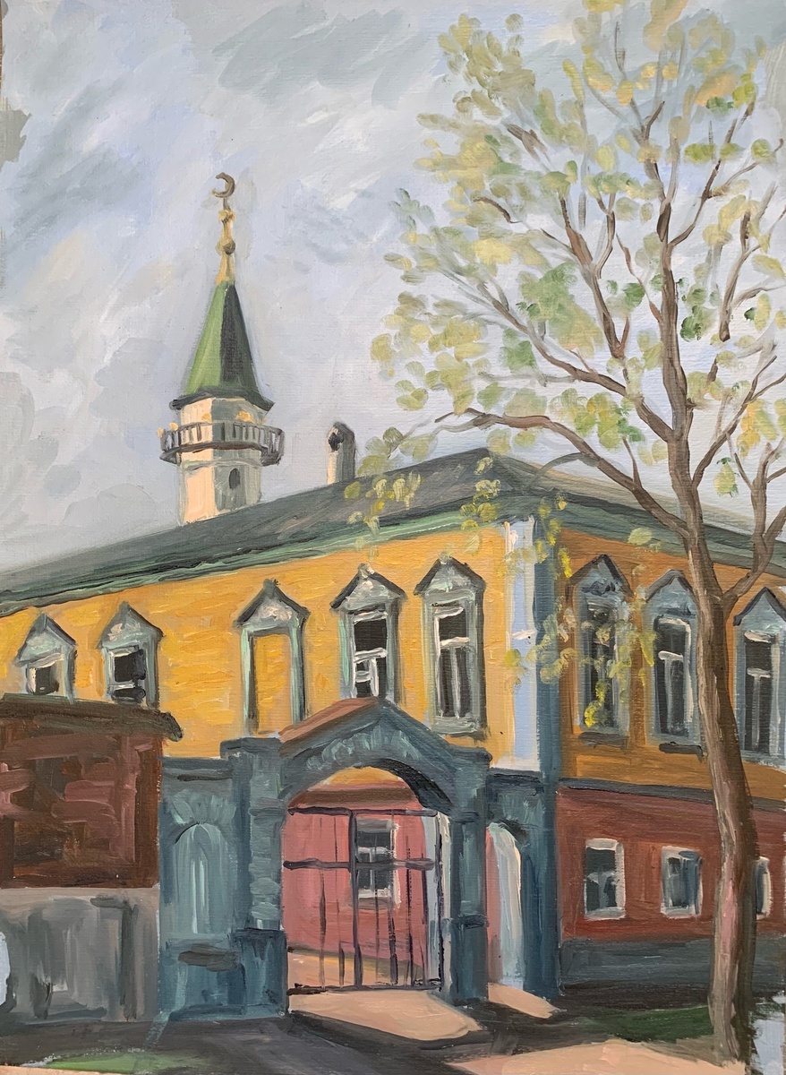 Ибрагимова Роксана, Старо-татарская слобода
Бумага масло
40-30