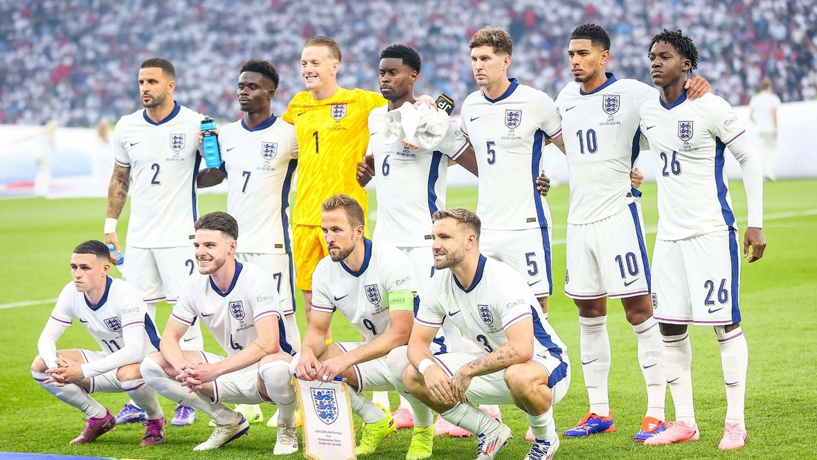    Сборная Англии перед финалом Евро-2024 против Испании (1:2). Global Look Press