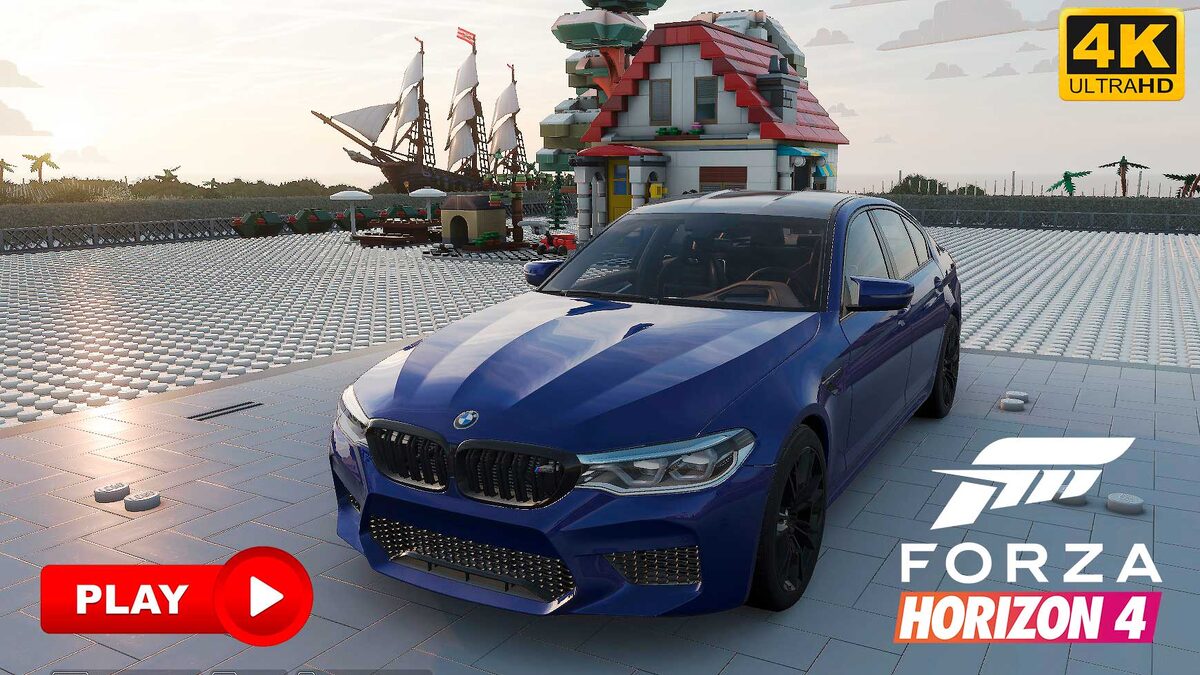 BMW M5 (F90) в игре Forza Horizon 4 в локации Дом Архитектора.