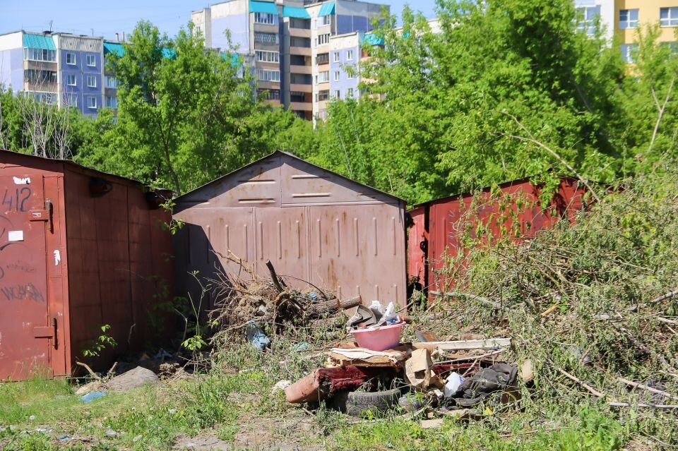    Гаражный комплекс на ул. Шумакова, 9. Источник: Виталий Барабаш