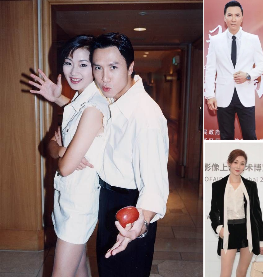 Джои Мэнг и Донни Йен (слева в 1990-е годы, справа в настоящее время)