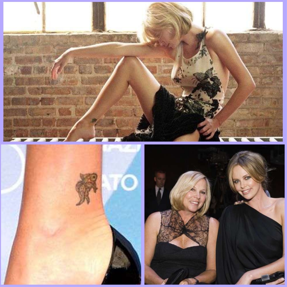 Карп кои напоминает Шарлиз и ее маме, что преодолеть можно любые трудности, главное - не сдаваться!