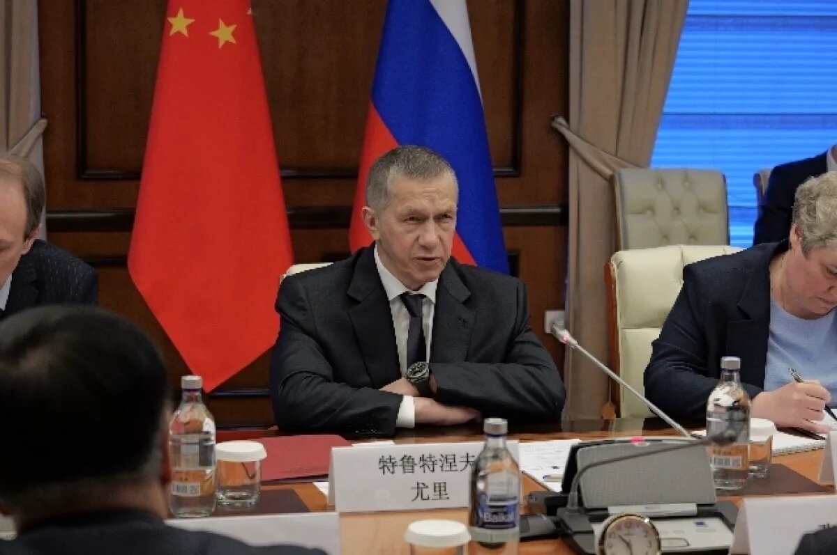    Трутнев провёл переговоры о развитии Дальнего Востока с китайской стороной