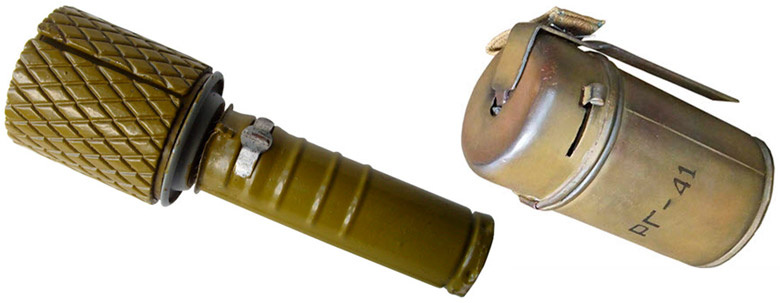 РГД-33 и РГ-41 (фото из открытых источников)