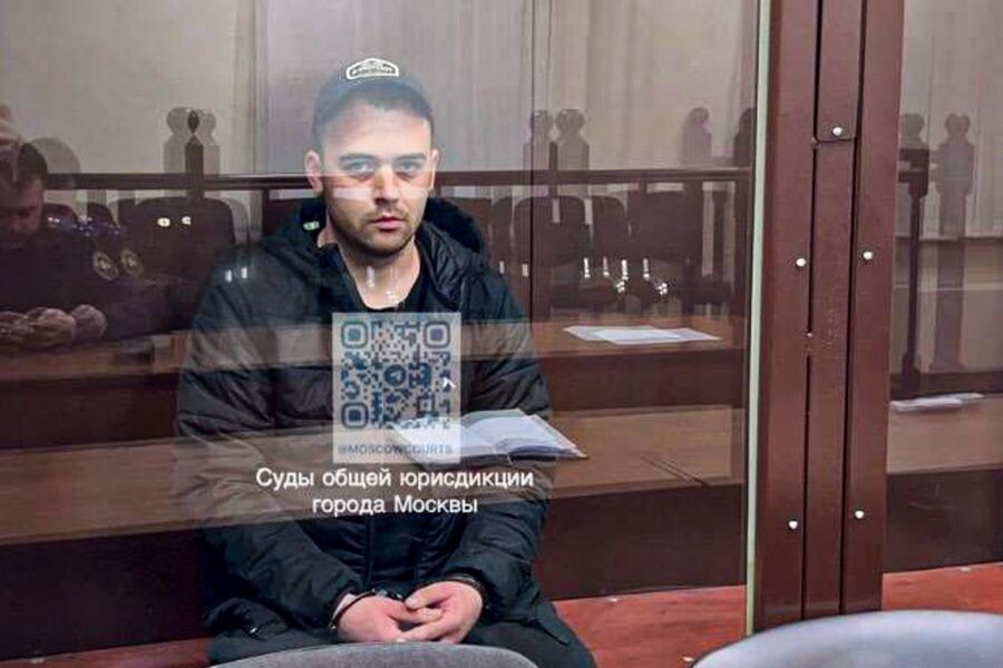    Иван Паскарь, обвиняемый в подрыве машины экс-офицера СБУ Василия Прозорова / Источник: © Пресс-служба Замоскворецкого суда/ТАСС