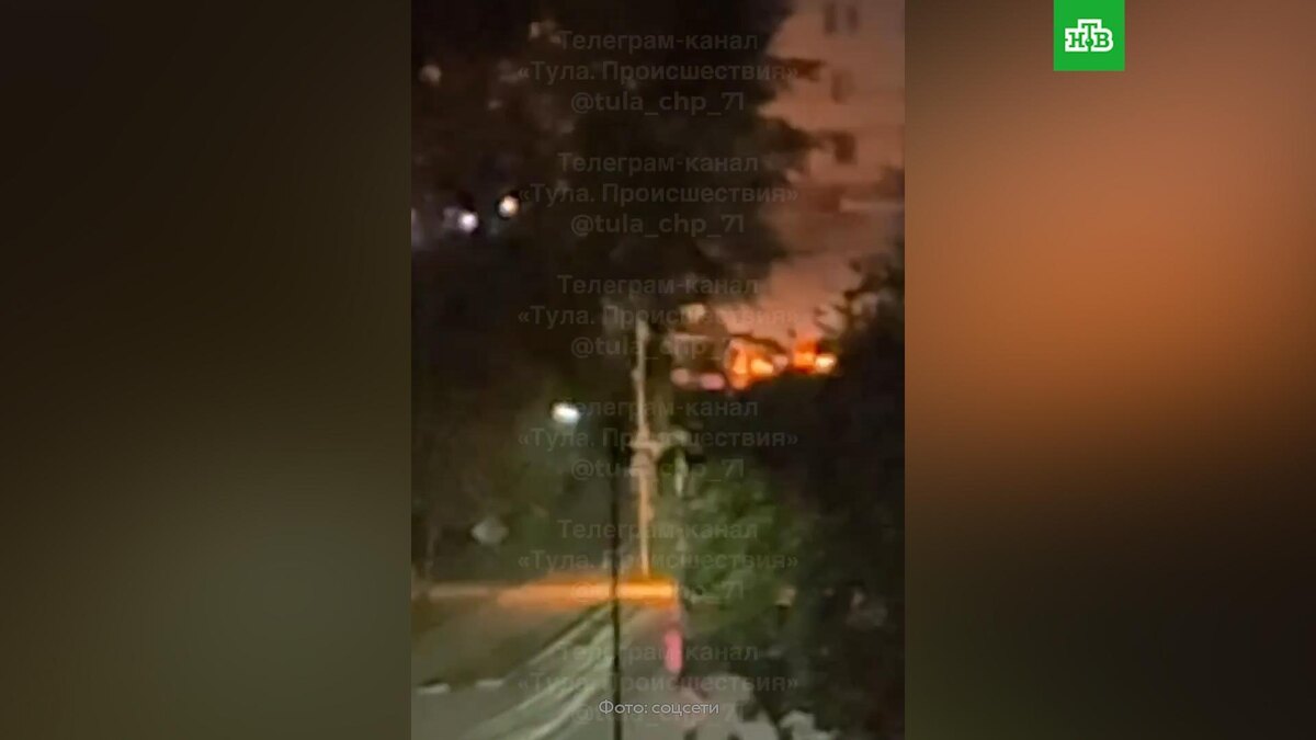    Средства ПВО работают в Тульской области